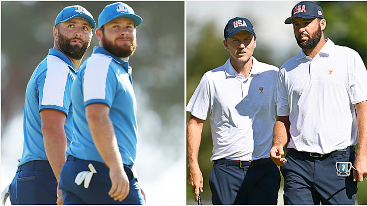 Rahm and Hatton could square off against Henly and Scheffler as early as Friday morning.