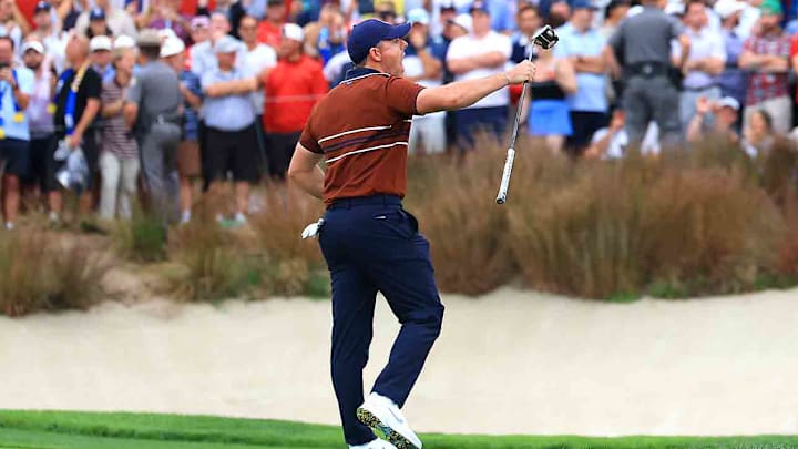 Rory McIlroy won two matches for Europe on Saturday as the fans' hostility grew at Bethpage Black.