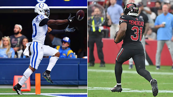 Adonai Mitchell and Emari Demercado have committed the same mistake in consecutive weeks.