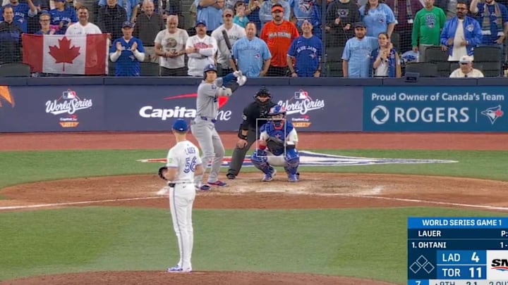 Blue Jays fans made a petty chant about Shohei Ohtani in Game 1 of the World Series against the Dodgers.
