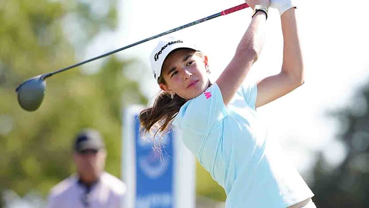 Kai Trump finished at 18 over par after 36 holes at the Annika. Kai Trump finished at 18 over par after 36 holes at the Annika.