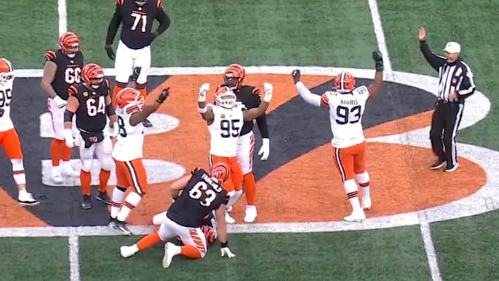 Browns pass-rusher Myles Garrett now owns the NFL's single-season sack record after taking down Bengals quarterback Joe Burrow in the fourth quarter of Week 18's season finale.