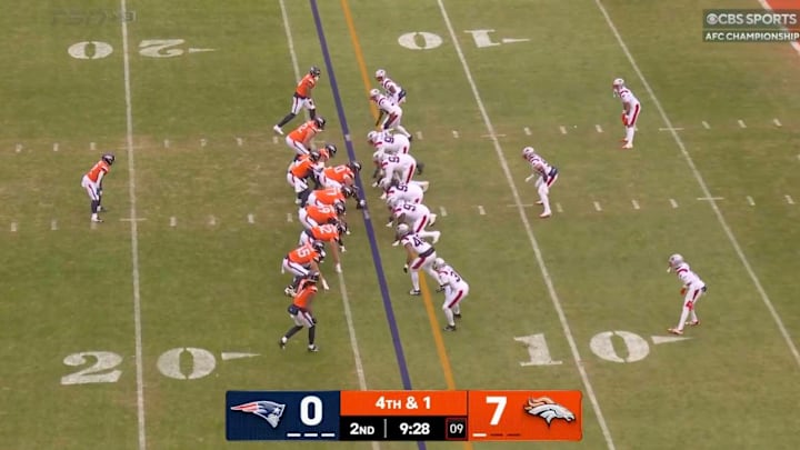 Broncos coach Sean Payton decided to go for it on a 4th-and-short that ended up in Denver turning the ball over on downs in the first half.