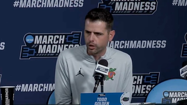 Florida coach Todd Golden addressed a first quarter incident in which Iowa’s Alvaro Folgueiras appeared to throw a punch at an opponent but didn’t get ejected.