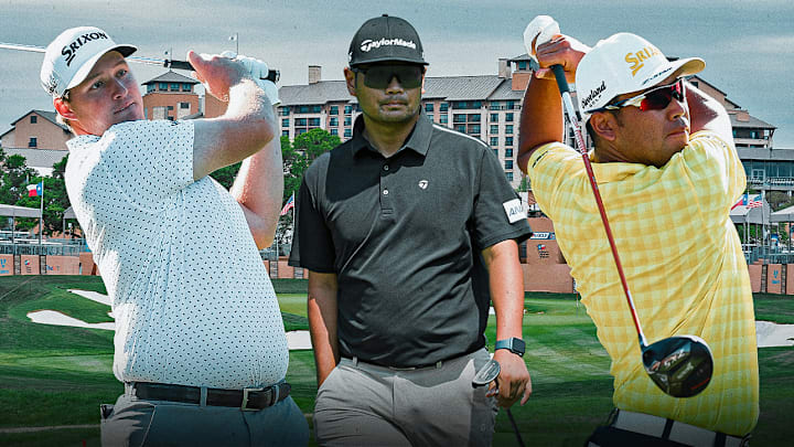 Sepp Straka: (left), Ryo Hisatsune (center) and Hideki Matsuyama (right) are among the betting picks at the Valero Texas Open. 