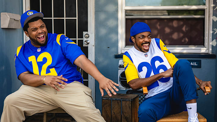 The Rams cast O’Shea Jackson Jr. and Destin Tucker in roles to play homage their fathers’ parts in the original.