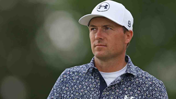 Jordan Spieth shot a 1-under 69 on Thursday at Aronimink. Jordan Spieth shot a 1-under 69 on Thursday at Aronimink.