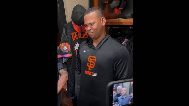 Rafael Devers explained why he waved off his pinch-runner during the Giants’ loss to the Marlins.