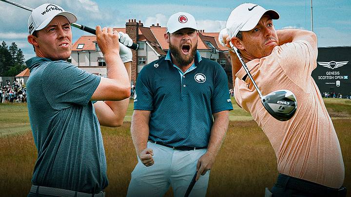 Matt Fitzpatrick (left), Tyrrell Hatton (center) and Rory McIlroy (right) are among the betting picks for the Scottish Open. Matt Fitzpatrick (left), Tyrrell Hatton (center) and Rory McIlroy (right) are among the betting picks for the Scottish Open.