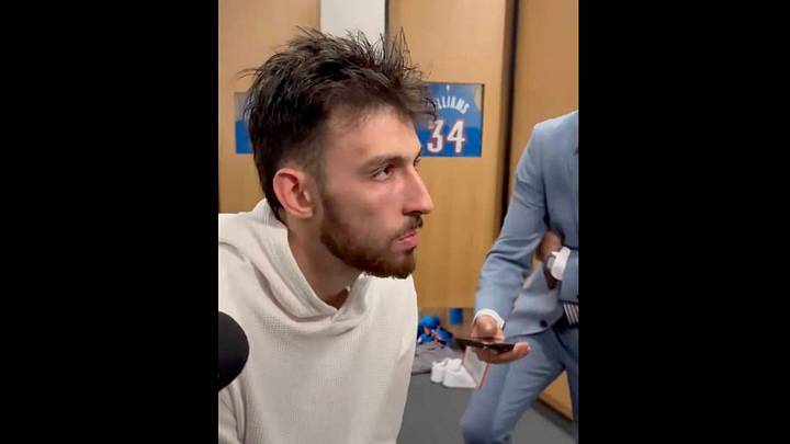 Chet Holmgren spoke with reporters about playing against Victor Wembanyama following the Spurs’ Game 7 win over the Thunder in the Western Conference Finals. Chet Holmgren spoke with reporters about playing against Victor Wembanyama following the Spurs’ Game 7 win over the Thunder in the Western Conference Finals.