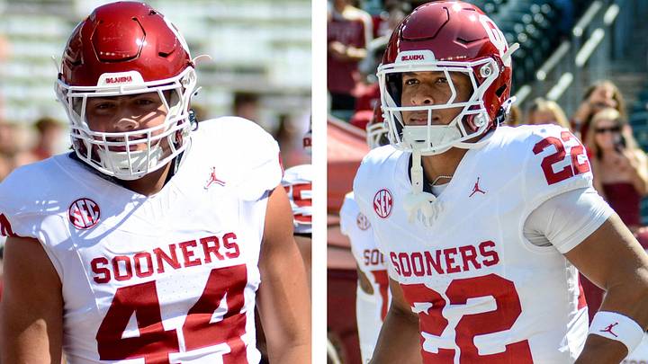 OU defenders Taylor Wein (left) and Peyton Bowen OU defenders Taylor Wein (left) and Peyton Bowen