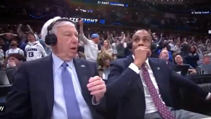 Bill Raftery and Grant Hill were left in stunned disbelief over UConn’s win against Duke. Bill Raftery and Grant Hill were left in stunned disbelief over UConn’s win against Duke.