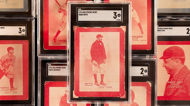 1914 Baltimore News Babe Ruth SGC 3