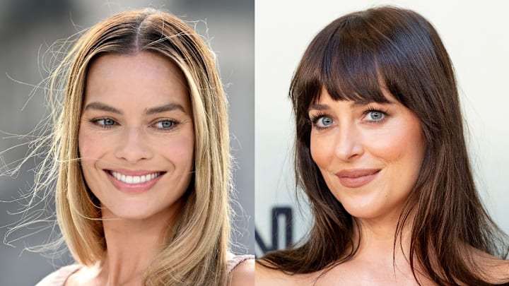 Margot Robbie and Dakota Johnson