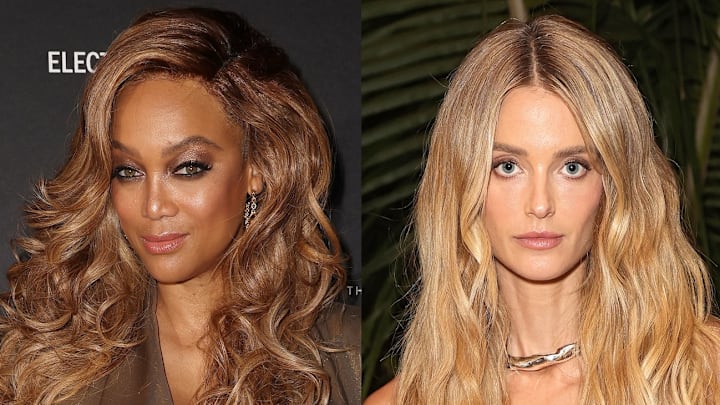 Tyra Banks and Kate Love