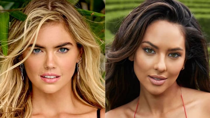 Kate Upton and Christen Harper Kate Upton and Christen Harper