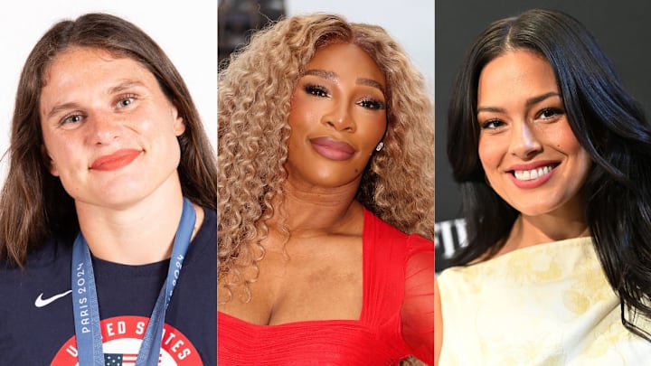 Ilona Maher, Serena Williams and Ashley Graham Ilona Maher, Serena Williams and Ashley Graham