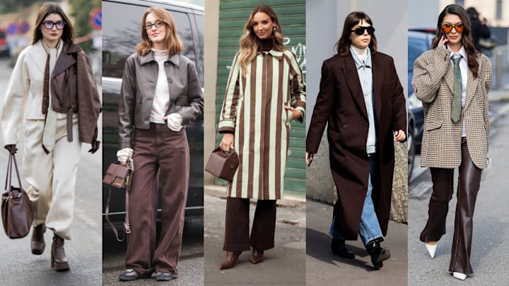 Models during 2025 Milan Fashion Week