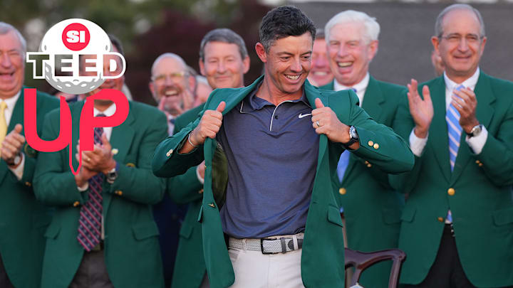 At last, McIlroy slipped into a green jacket.