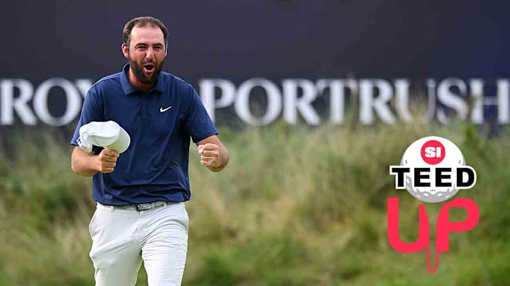 Scottie Scheffler grabbed his third leg of the Grand Slam two weeks ago at Royal Portrush and will chase the final leg next year at the U.S. Open.