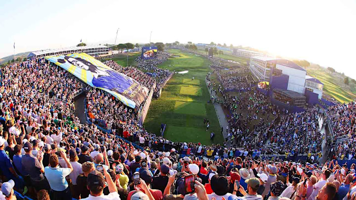 The opening tee at the 2023 Ryder Cup was another example of the passion the Ryder Cup invokes today.