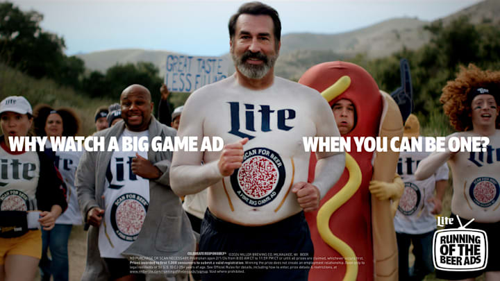 Rob Riggle for Miller Lite Running of the Beer Ads