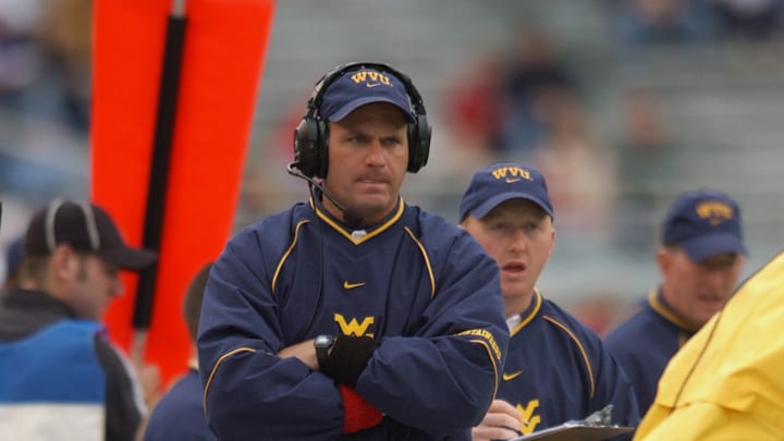 WVU football head coach Rich Rodriguez.