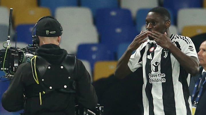 Kolo Muani marked his Juventus debut with a goal against Napoli