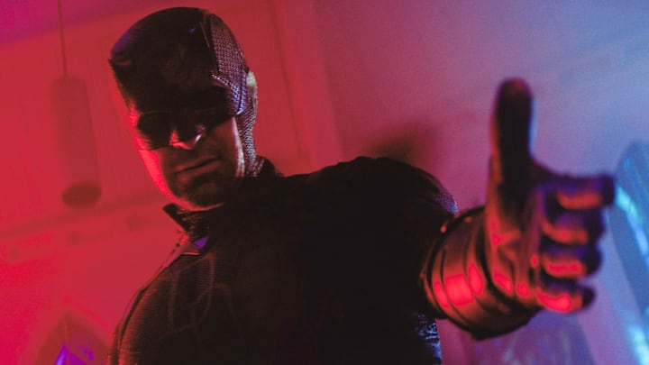 Matt Murdock / Daredevil (Charlie Cox) in Marvel Television's DAREDEVIL: BORN AGAIN, exclusively on Disney+. 