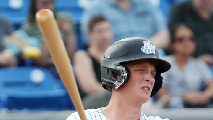 Hudson Valley Renegades' TJ Rumfield (10) during game against the Brooklyn Cyclones at Dutchess Stadium in Wappingers Falls July 27, 2022.

Renegades Vs Cyclones Baseball
