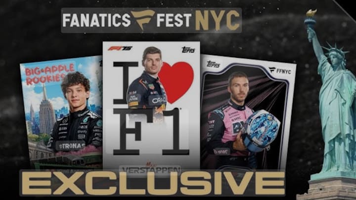 Topps will have exclusive F1 Boxes for sale at Fanatics Fest. 