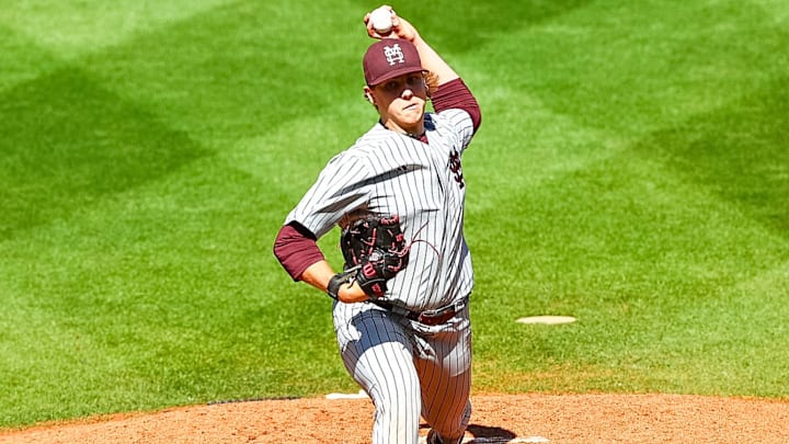 Mississippi State pitcher Tomas Valincius didn't pitch deep into Saturday's game against Ole Miss, but he was his normal dominant self in five innings of work.