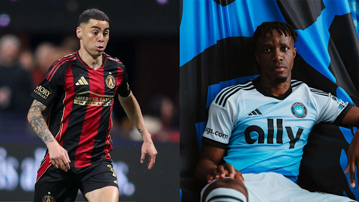Atlanta United's Miguel Almiron and Charlotte FC's Wifried Zaha could both play key roles on Saturday. 