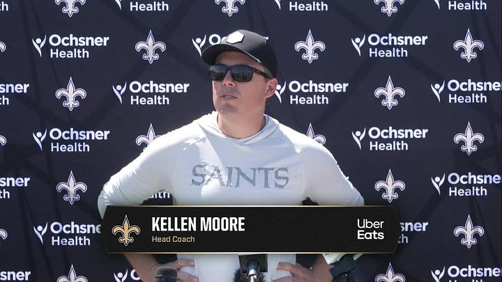 Saints coach Kellen Moore Saints coach Kellen Moore