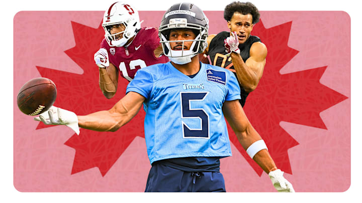 Tennessee Titans WR Elic Ayomanor