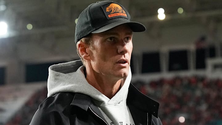 Tom Brady has a special interest in Monday night’s national championship as his Raiders own the No. 1 pick in the 2026 NFL draft.