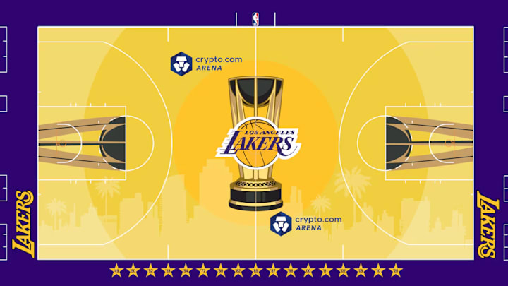 Lakers NBA Cup Court