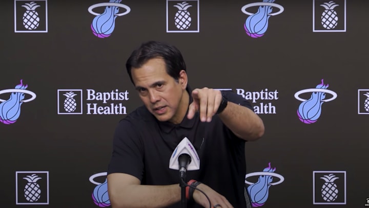 Miami Heat head coach Erik Spoelstra has utilized three different starting lineups in as many games with little success as his team continues to struggle down the stretch.