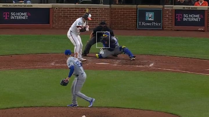 Rutschman took a called third strike in the bottom of the ninth inning.