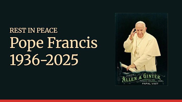 2016 Topps Allen & Ginter X card of Pope Francis