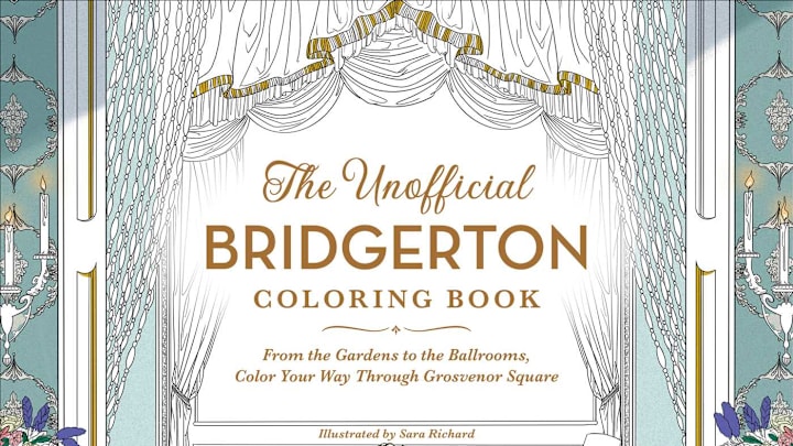 The Unofficial Bridgerton Coloring Book. Image courtesy of Simon and Schuster.