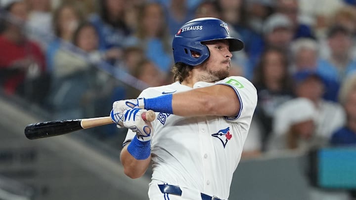 No Blue Jay had a bigger hit Friday than Addison Barger.