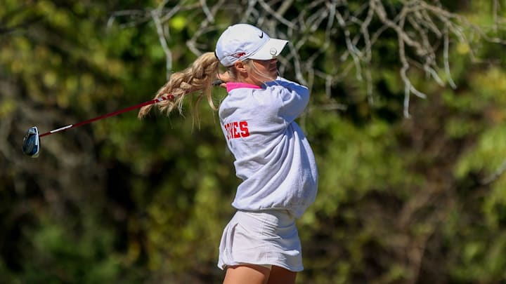 Kinslea Jones of Maize High made history at the Kanas State High School Athletic Association girls state golf championships, winning her fourth individual title.