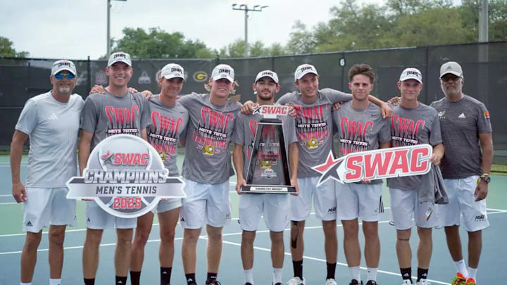 Bama State Men's Tennis Four-Peats as SWAC Champs