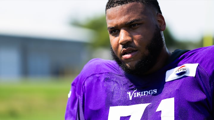 Minnesota Vikings LT Christian Darrisaw. 