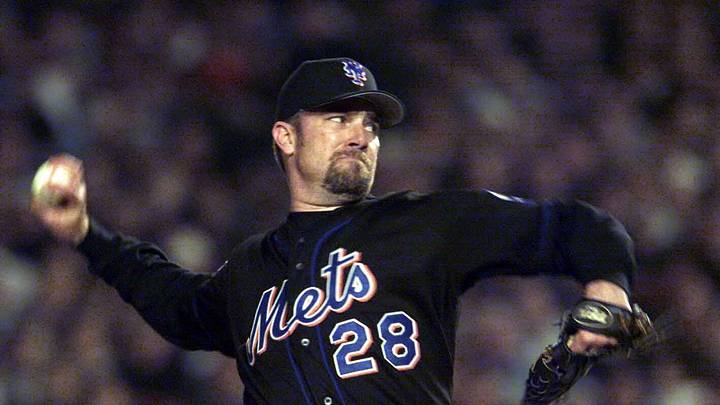 Oct 25, 2000; New York, NY, USA; Mets pitcher Bobby Jones throws to the plate in the first inning of the fourth game of the World Series at Shea Stadium in New York. Mandatory Credit: Eileen Blass/USA TODAY-USA TODAY NETWORK Oct 25, 2000; New York, NY, USA; Mets pitcher Bobby Jones throws to the plate in the first inning of the fourth game of the World Series at Shea Stadium in New York. Mandatory Credit: Eileen Blass/USA TODAY-USA TODAY NETWORK