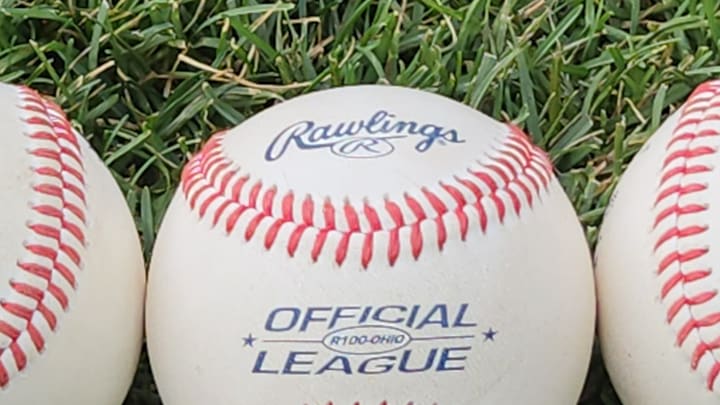 Rawlings NFHS baseball on field