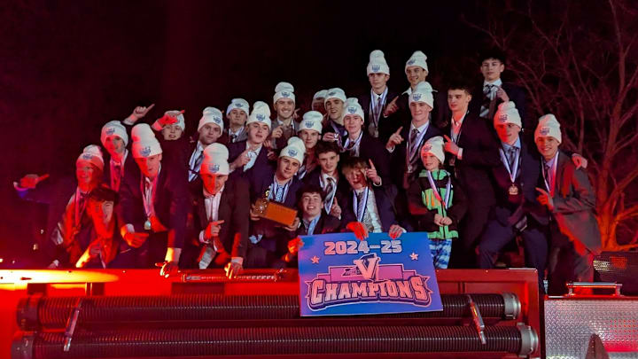 The Pittsford boys ice hockey team recently captured the Section V Division I title