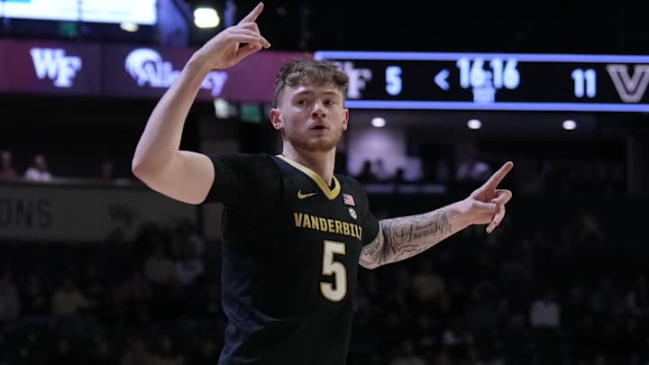 Nickel went for a career-high eight 3-point makes on Sunday as Vanderbilt ran Wake Forest off the floor.