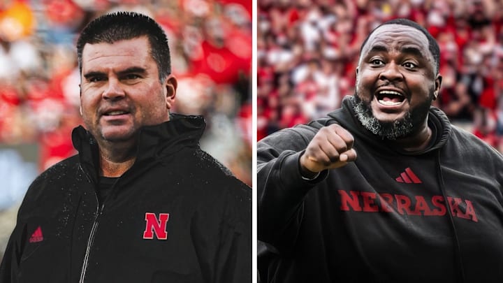 Geep Wade (left) and Lonnie Teasley joined the Nebraska football staff earlier this month.